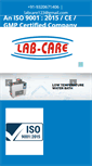 Mobile Screenshot of labcareindia.com